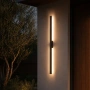 Wall light SHADOW EXTERNAL 150cm BLK